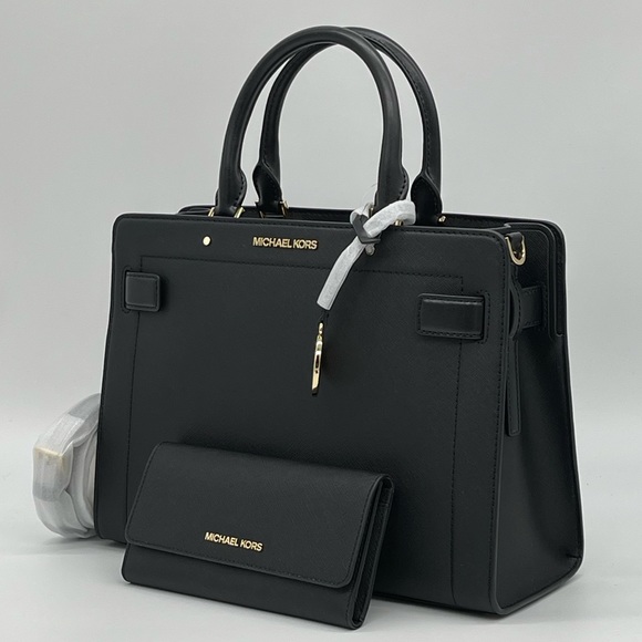 Michael Kors Medium Rayne Satchel & Trifold Wallet - Picture 2 of 12